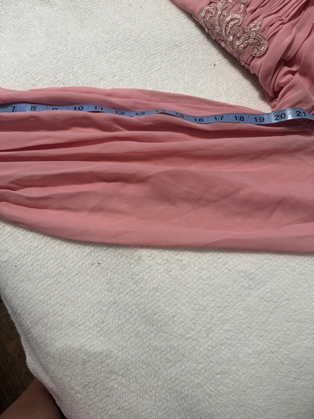JJs House Blush Long Sleeve V-Neck Maxi Dress - Picture 12 of 12